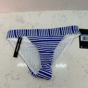 NWT Nike Women's Blue Stripe Bikini Bottom swimsuit